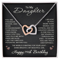 Load image into Gallery viewer, 79th Birthday Gifts from Mom Dad for Daughter 79th Birthday Necklace Heart Pendant Jewelry 79 Years Old Birthday
