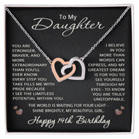 Load image into Gallery viewer, 19th Birthday Gifts from Mom Dad for Daughter 19th Birthday Necklace Heart Pendant Jewelry 19 Years Old Birthday
