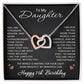 7th Birthday Gifts from Mom Dad for Daughter 7th Birthday Necklace Heart Pendant Jewelry 7 Years Old Birthday