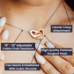 34th Birthday Gifts from Mom Dad for Daughter 34th Birthday Necklace Heart Pendant Jewelry 34 Years Old Birthday