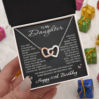 Load image into Gallery viewer, 10th Birthday Gifts from Mom Dad for Daughter 10th Birthday Necklace Heart Pendant Jewelry 10 Years Old Birthday
