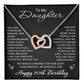 20th Birthday Gifts from Mom Dad for Daughter 20th Birthday Necklace Heart Pendant Jewelry 20 Years Old Birthday