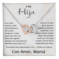 Load image into Gallery viewer, Collar Para Mi Hija De Mama - A Mi Hija Necklace en Español - Daughter Gifts in Spanish
