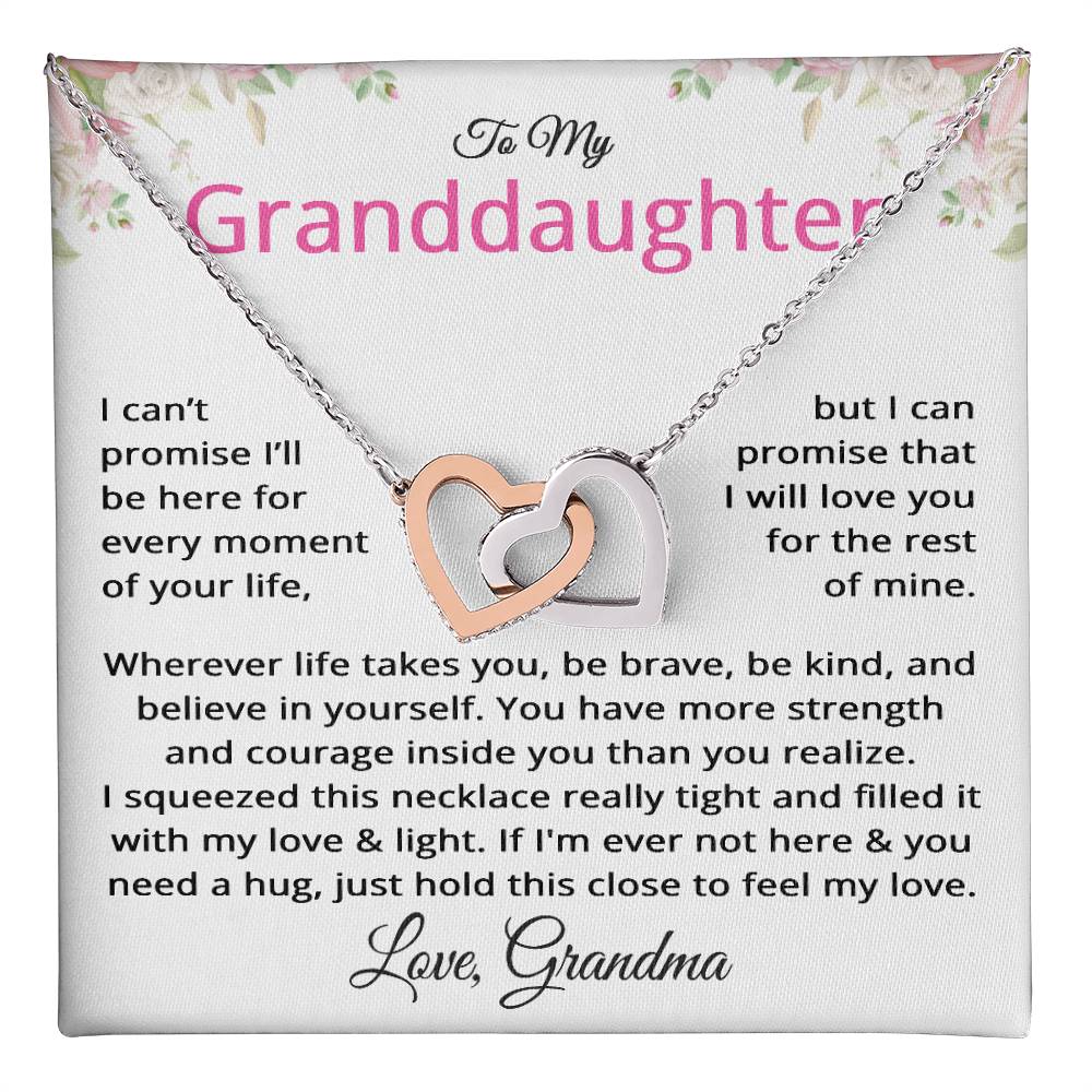 Granddaughter Gifts from Grandma - To My Granddaughter Necklace from Grandmother