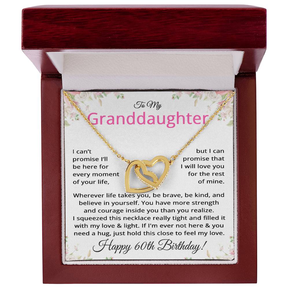 60th Birthday Gifts for Granddaughter - To My Granddaughter Necklace