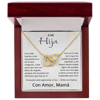 Load image into Gallery viewer, Collar Para Mi Hija De Mama - A Mi Hija Necklace en Español - Daughter Gifts in Spanish
