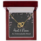 Aunt Niece Necklace, Aunt Niece Gifts, Aunt Niece An Unbreakable Bond, Niece Interlocking Hearts Jewelry for Christmas, Birthdays, and Mother's Day, Unique Gifts for Niece