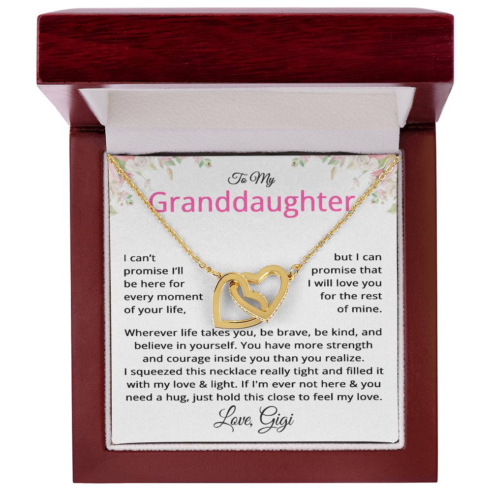 Granddaughter Gifts from Gigi - To My Granddaughter Necklace from Grandmother