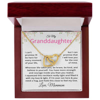 Load image into Gallery viewer, Granddaughter Gifts from Mommom - To My Granddaughter Necklace from Grandmother

