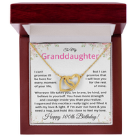 Load image into Gallery viewer, 100th Birthday Gifts for Granddaughter - To My Granddaughter Necklace
