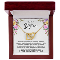 Load image into Gallery viewer, To My Sister Necklace - Birthday Gifts from Sister and Brother
