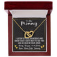 To My Mommy Necklace from Baby Bump – Expecting Mom Gift for Christmas, Baby Shower, or Mother’s Day – Hugs, Kisses, and Kicks from Your Tummy