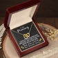 To My Mommy Necklace from Baby Bump – Expecting Mom Gift for Christmas, Baby Shower, or Mother’s Day – Hugs, Kisses, and Kicks from Your Tummy