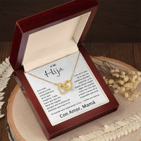 Load image into Gallery viewer, Collar Para Mi Hija De Mama - A Mi Hija Necklace en Español - Daughter Gifts in Spanish
