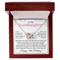 Load image into Gallery viewer, 20th Birthday Gifts for Granddaughter - To My Granddaughter Necklace

