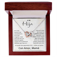 Load image into Gallery viewer, Collar Para Mi Hija De Mama - A Mi Hija Necklace en Español - Daughter Gifts in Spanish
