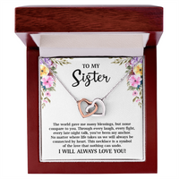 Load image into Gallery viewer, To My Sister Necklace - Birthday Gifts from Sister and Brother
