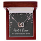 Aunt Niece Necklace, Aunt Niece Gifts, Aunt Niece An Unbreakable Bond, Niece Interlocking Hearts Jewelry for Christmas, Birthdays, and Mother's Day, Unique Gifts for Niece