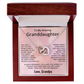 To My Granddaughter Necklace from Grandpa Granddaughter Gift Birthday Christmas from Grandfather