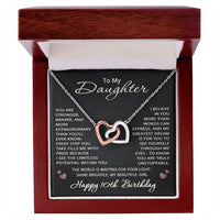 Load image into Gallery viewer, 10th Birthday Gifts from Mom Dad for Daughter 10th Birthday Necklace Heart Pendant Jewelry 10 Years Old Birthday
