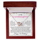 7th Birthday Gifts for Granddaughter - To My Granddaughter Necklace