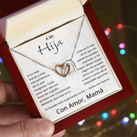 Load image into Gallery viewer, Collar Para Mi Hija De Mama - A Mi Hija Necklace en Español - Daughter Gifts in Spanish
