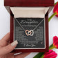 To My Daughter on Her Wedding Day Necklace from Mom Dad Gift