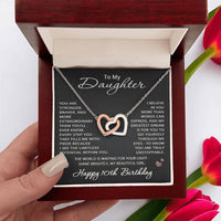 Load image into Gallery viewer, 10th Birthday Gifts from Mom Dad for Daughter 10th Birthday Necklace Heart Pendant Jewelry 10 Years Old Birthday
