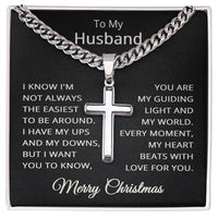 Load image into Gallery viewer, Christmas Gifts for Husband Merry Christmas Necklace for Men
