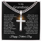 Happy Father's Day Gifts for Grandson Happy Father's Day Necklace Jewelry