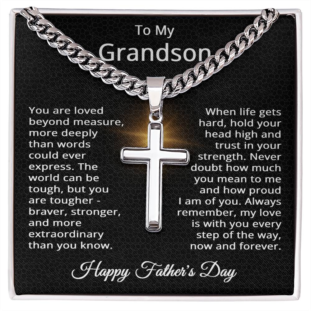 Happy Father's Day Gifts for Grandson Happy Father's Day Necklace Jewelry