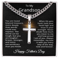 Load image into Gallery viewer, Father's Day Gifts for Grandson - Happy Father's Day Jewelry for Grandson
