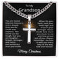 Merry Christmas Gifts for Grandson Merry Christmas Necklace Jewelry