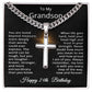 24th Birthday Gifts for Grandson Happy 24th Birthday Necklace Jewelry 24 Years Old Birthday Gift