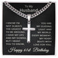 61st Birthday Gifts for Husband Happy 61st Birthday Necklace Jewelry 61 Years Old Birthday Gift