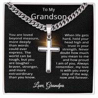 Load image into Gallery viewer, To My Grandson Necklace from Grandpa
