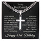 43rd Birthday Gifts for Husband Happy 43rd Birthday Necklace Jewelry 43 Years Old Birthday Gift
