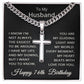 76th Birthday Gifts for Husband Happy 76th Birthday Necklace Jewelry 76 Years Old Birthday Gift