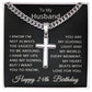 24th Birthday Gifts for Husband Happy 24th Birthday Necklace Jewelry 24 Years Old Birthday Gift