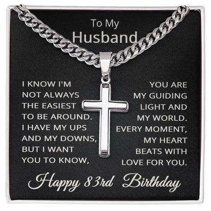 83rd Birthday Gifts for Husband Happy 83rd Birthday Necklace Jewelry 83 Years Old Birthday Gift