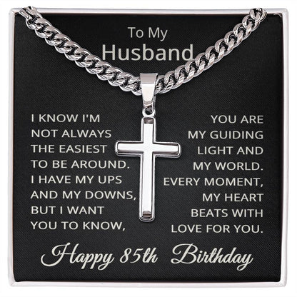 85th Birthday Gifts for Husband Happy 85th Birthday Necklace Jewelry 85 Years Old Birthday Gift