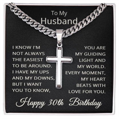 30th Birthday Gifts for Husband Happy 30th Birthday Necklace Jewelry 30 Years Old Birthday Gift