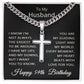 59th Birthday Gifts for Husband Happy 59th Birthday Necklace Jewelry 59 Years Old Birthday Gift