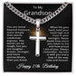 25th Birthday Gifts for Grandson Happy 25th Birthday Necklace Jewelry 25 Years Old Birthday Gift