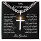 To My Grandson Necklace from Grandma
