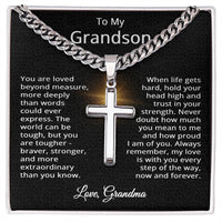 Load image into Gallery viewer, To My Grandson Necklace from Grandma
