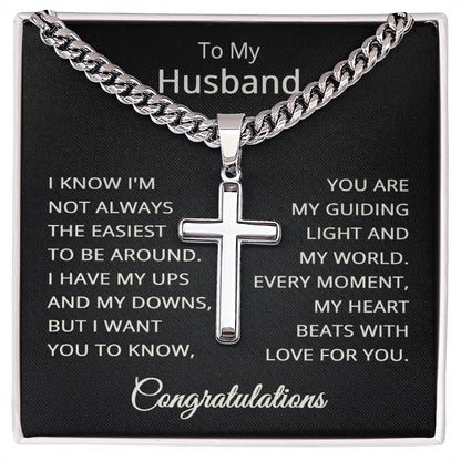 Congratulations Gifts for Husband Graduation Jewelry for Him - Graduate Necklace