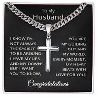 Load image into Gallery viewer, Congratulations Gifts for Husband Graduation Jewelry for Him - Graduate Necklace
