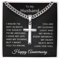 Load image into Gallery viewer, Anniversary Jewelry for Husband - To My Husband Necklace from Wife
