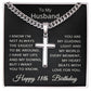 18th Birthday Gifts for Husband Happy 18th Birthday Necklace Jewelry 18 Years Old Birthday Gift